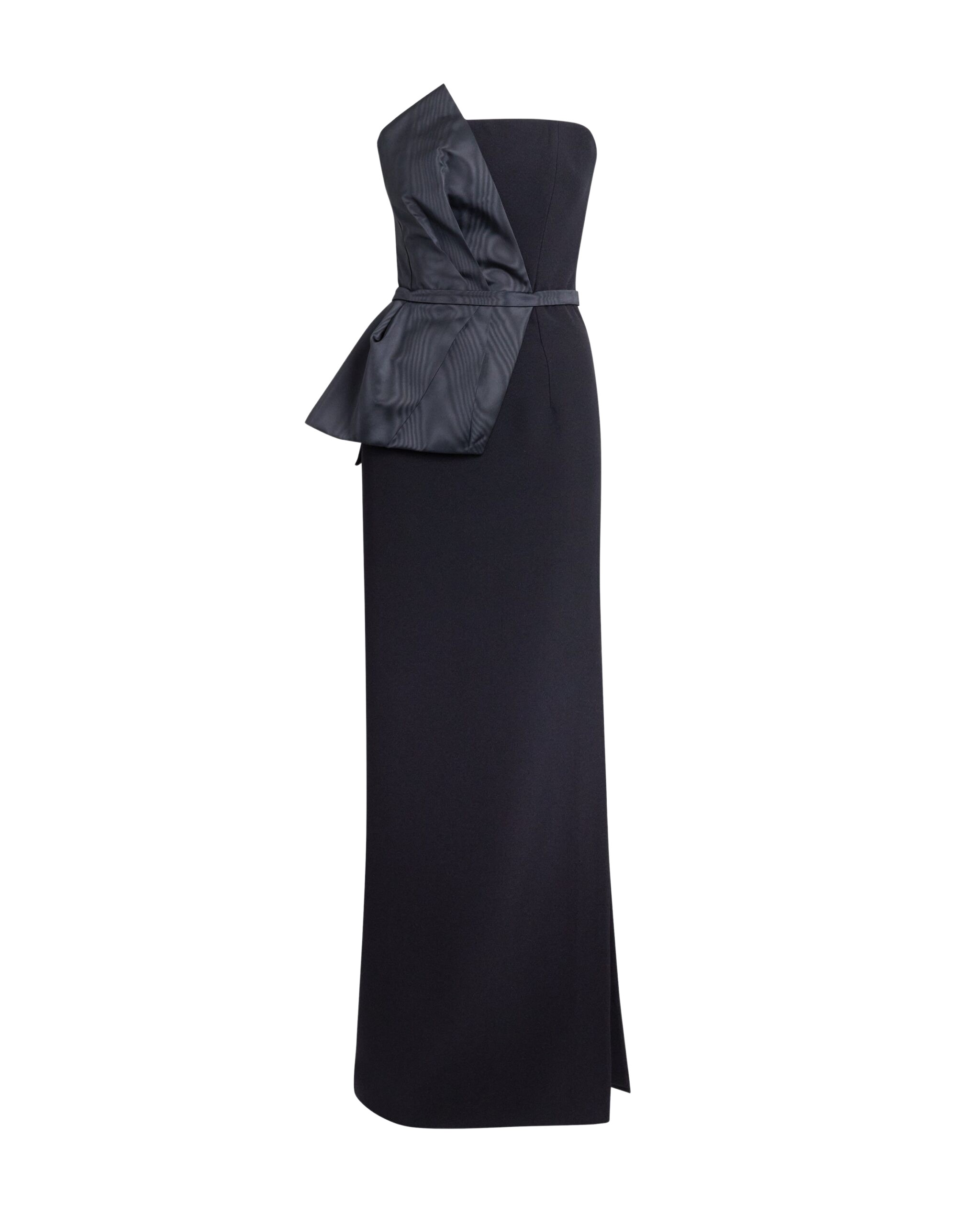 Safiyaa Kasia Long Dress in Black - Dresses - Demi-Couture Evening Wear at Luxury Shoes 