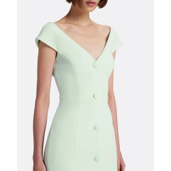 Safiyaa Klea Midi Dress in Sea glass, view 4