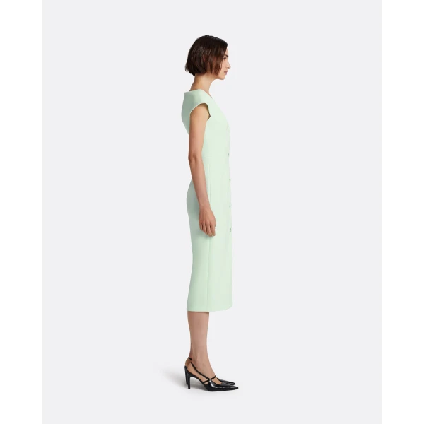 Safiyaa Klea Midi Dress in Sea glass, view 5
