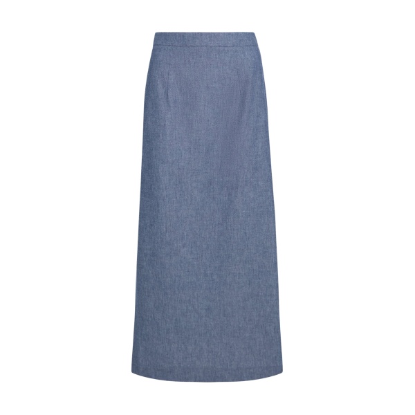 Safiyaa Kyoto Skirt in Blue Blend - Skirts - Demi-Couture Evening Wear at Luxury Shoes 
