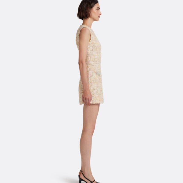 Safiyaa Laurette Mini Dress in Tweed, view 5