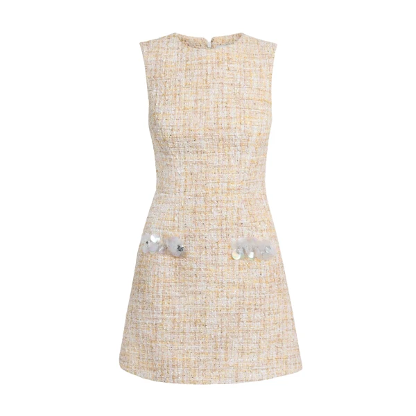 Safiyaa Laurette Mini Dress in Tweed