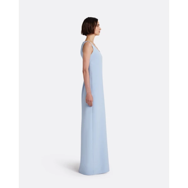 Safiyaa Maddison Long Dress in Soft Sky, view 5