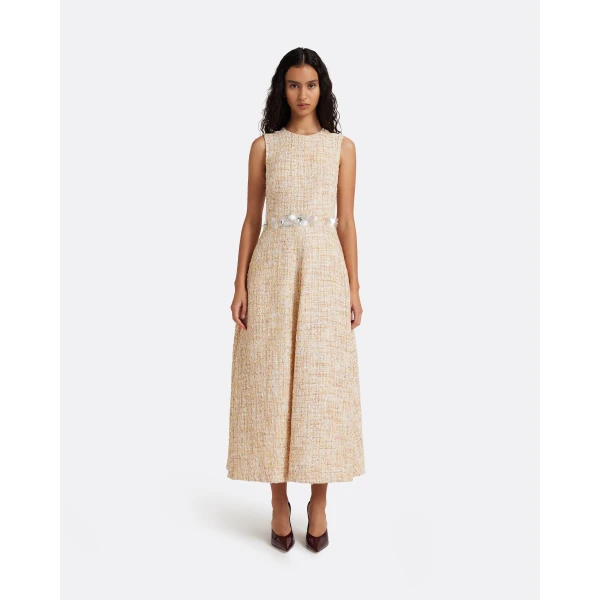 Safiyaa Maisie Midi Dress in Tweed, view 2