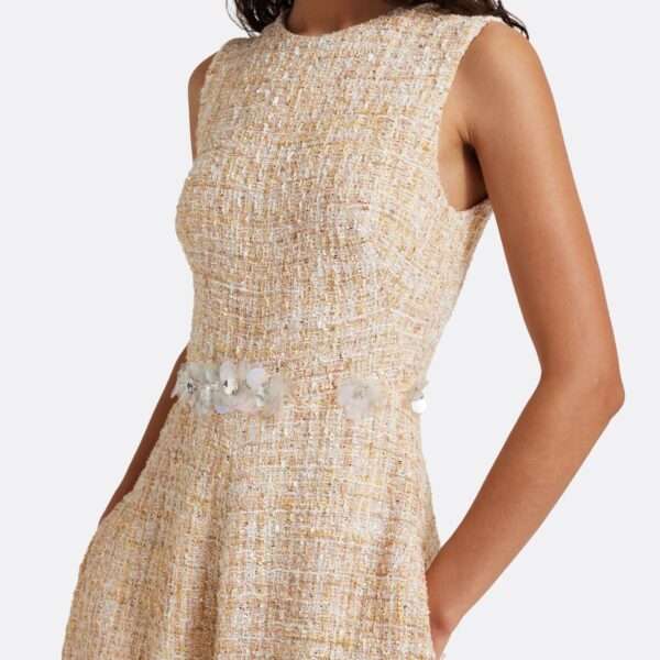 Safiyaa Maisie Midi Dress in Tweed, view 4