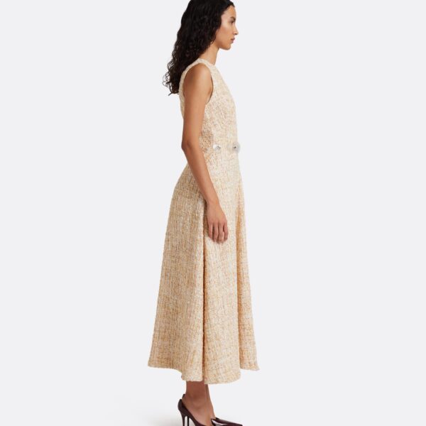 Safiyaa Maisie Midi Dress in Tweed, view 5