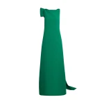 Safiyaa Mallory Long Dress in Jewel Green