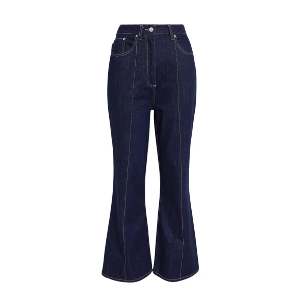 Safiyaa Marietta Denim Trouser in Dark Wash