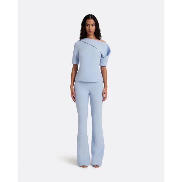 Safiyaa Marley Top in Soft Sky, view 3
