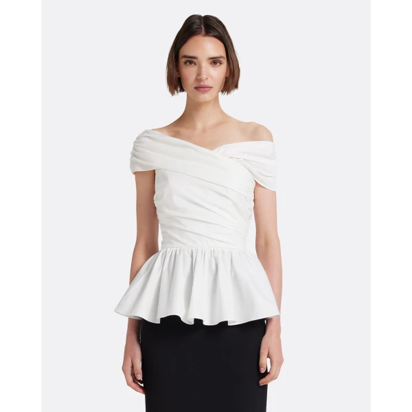 Safiyaa Melanie Top in Ivory, view 2