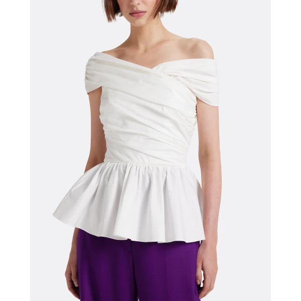 Safiyaa Melanie Top in Ivory, view 5