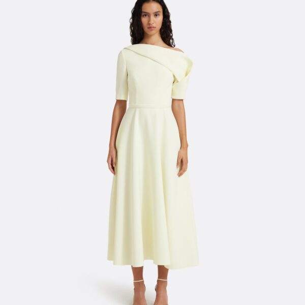 Safiyaa Melinda Midi Dress in Sorbet, view 2
