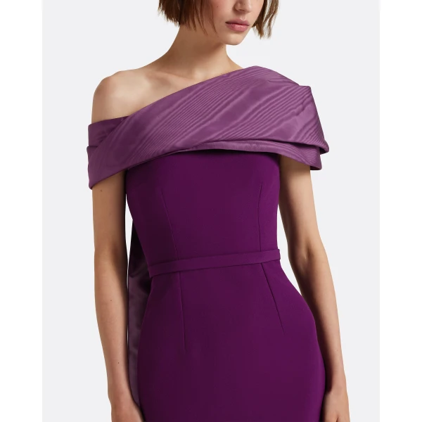 Safiyaa Phira Long Dress in Currant, view 4