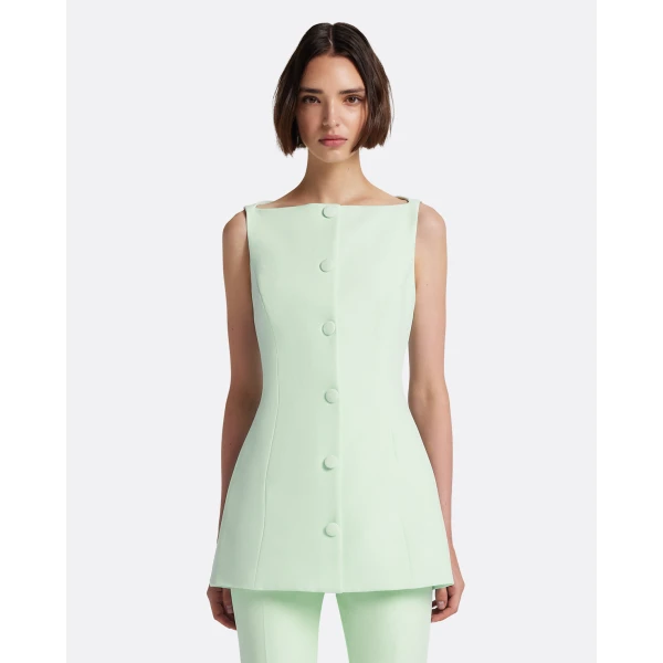 Safiyaa Robbie Top in Sea Glass, view 2
