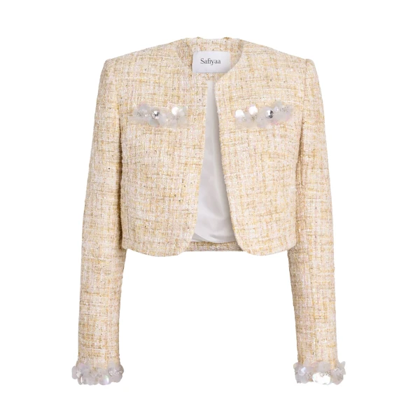 Safiyaa Soraya Jacket in Tweed
