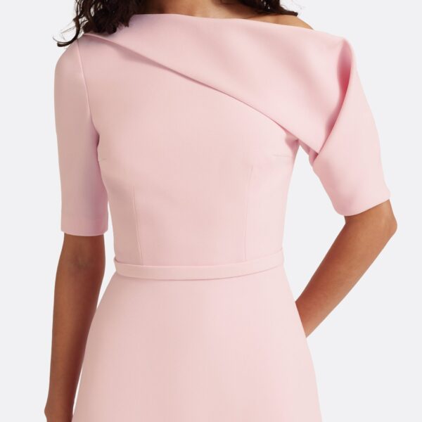 Safiyaa Stephanie Long Dress in Lychee, view 4