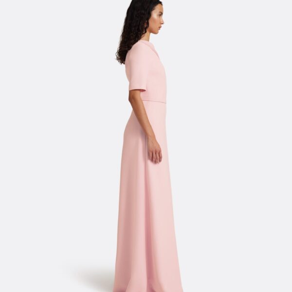 Safiyaa Stephanie Long Dress in Lychee, view 5