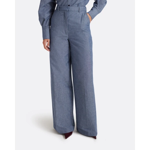 Safiyaa Touca Trouser in Blue blend, view 4