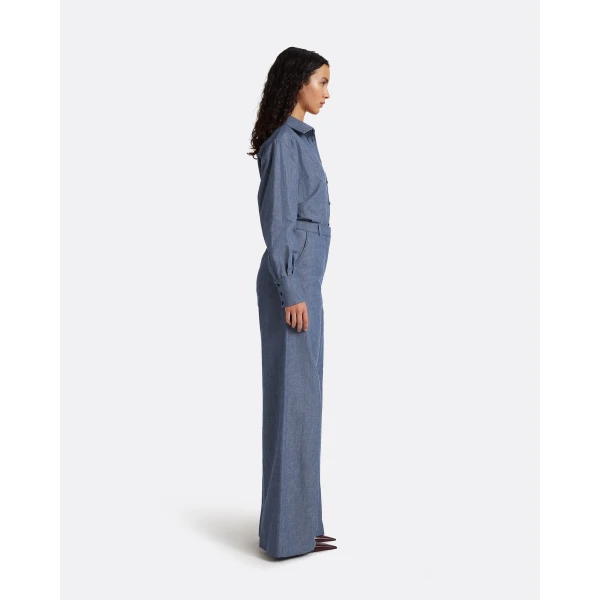 Safiyaa Touca Trouser in Blue blend, view 6