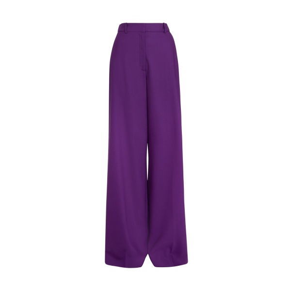Safiyaa Touca Trouser in Currant - Pants - Demi-Couture Evening Wear at Luxury Shoes 