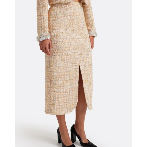 Safiyaa Virgina Skirt in Tweed, view 4