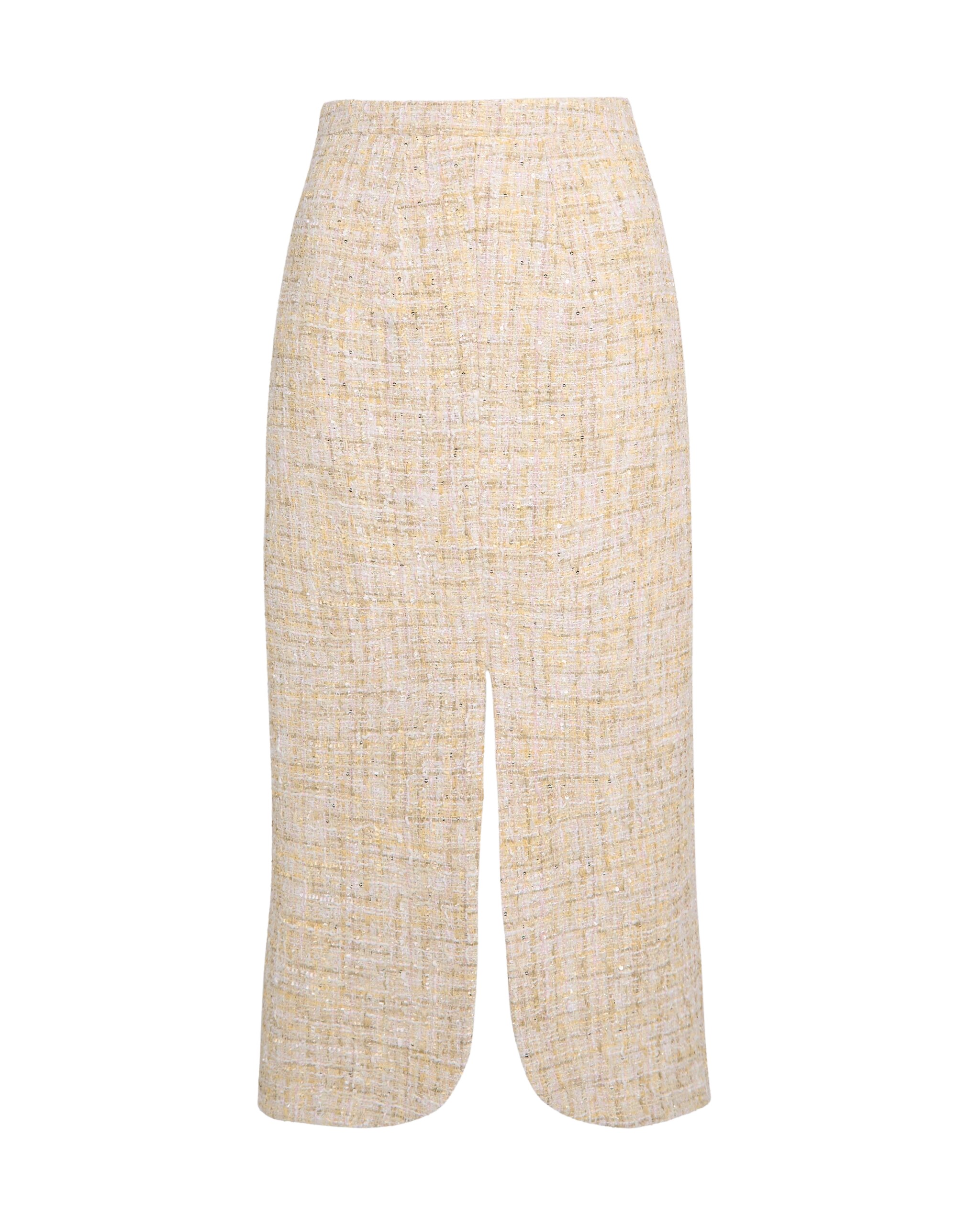 Safiyaa Virgina Skirt in Tweed - Skirts - Demi-Couture Evening Wear at Luxury Shoes 
