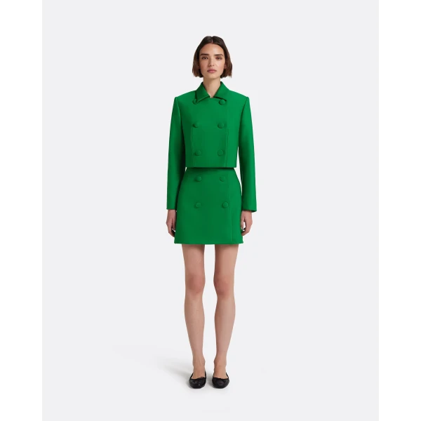 Safiyaa Yuki Skirt in Blade Green, view 2