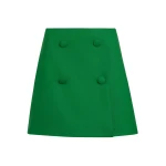 Safiyaa Yuki Skirt in Blade Green
