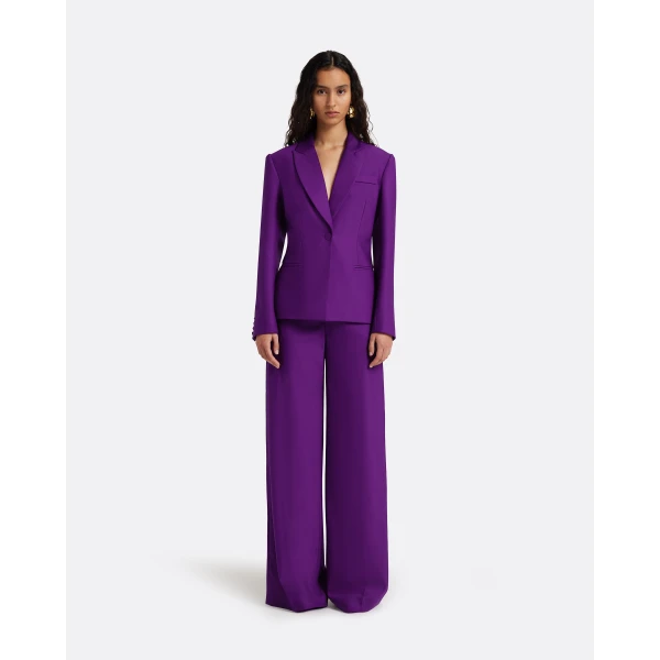 Safiyaa Yvette Jacket in Currant, view 3