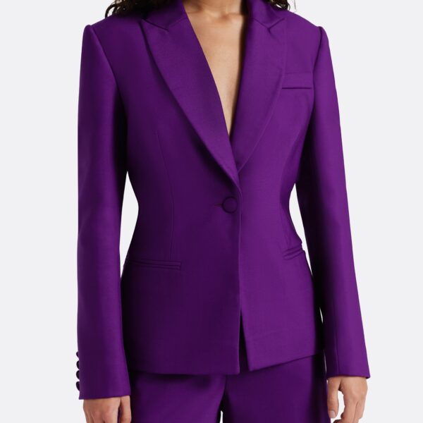 Safiyaa Yvette Jacket in Currant, view 5
