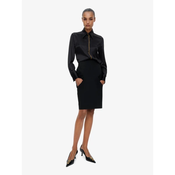 Schiaparelli Pencil Skirt With Pockets, view 2