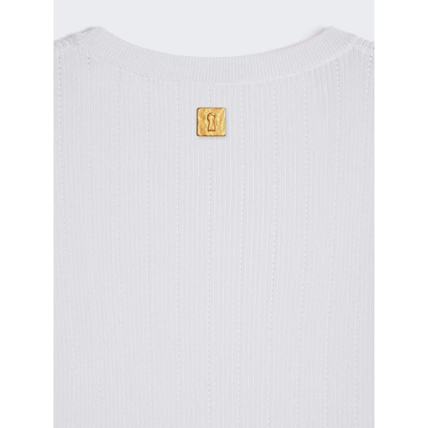 Schiaparelli Short-Sleeved Jumper Knit, view 3