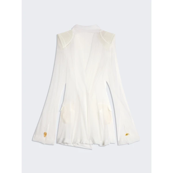 Schiaparelli Transparent Crossover Jacket, view 3