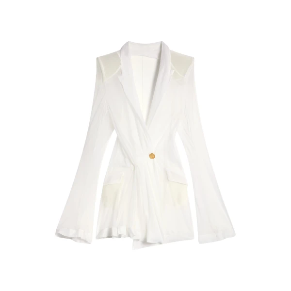Schiaparelli Schiaparelli Transparent Crossover Jacket Jackets in Schiaparelli Authentic Luxury Fashion at Luxury Shoes 