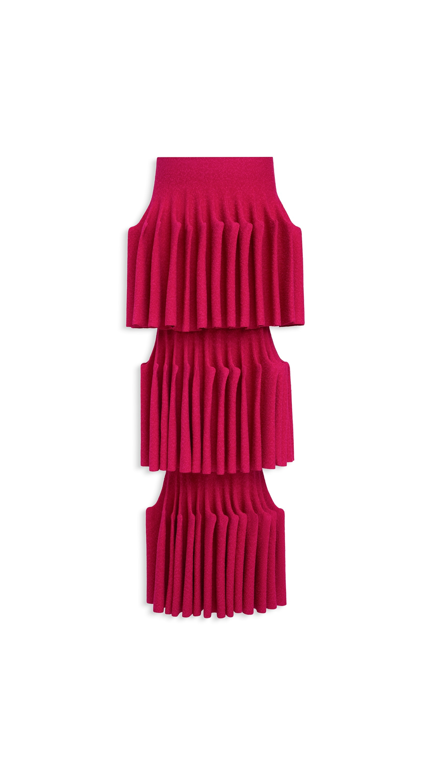 Alaïa Sculpted Godet Skirt - ALAÏA Skirts - Laser Cut Luxury - Shop at Luxury Shoes 