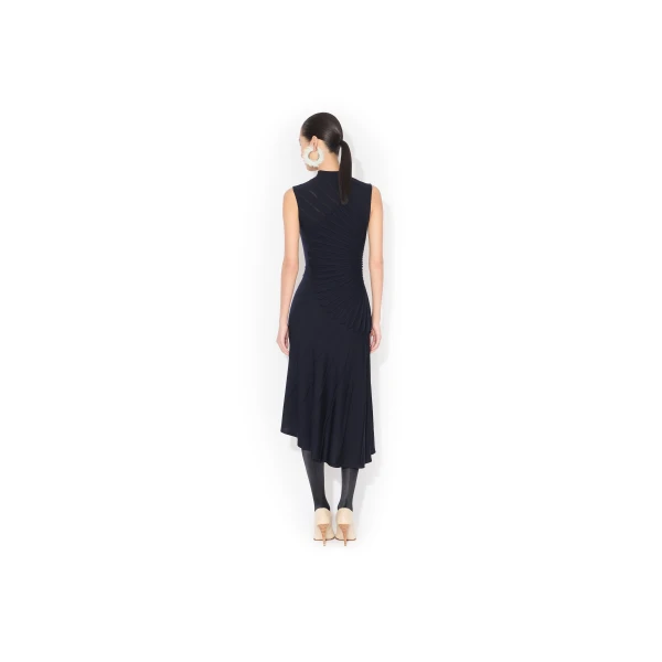 Alaïa Sculpting Wool Dress - ALAÏA Dresses - Laser Cut Luxury - Shop at Luxury Shoes 