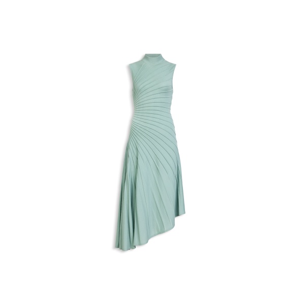 Alaïa Sculpting Wool Dress - ALAÏA Dresses - Laser Cut Luxury - Shop at Luxury Shoes 