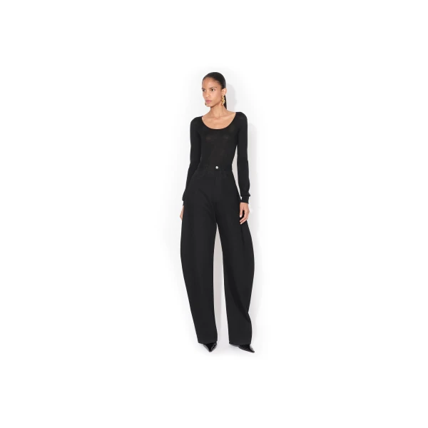 Alaia Second Skin Cashmere Bodysuit, view 2