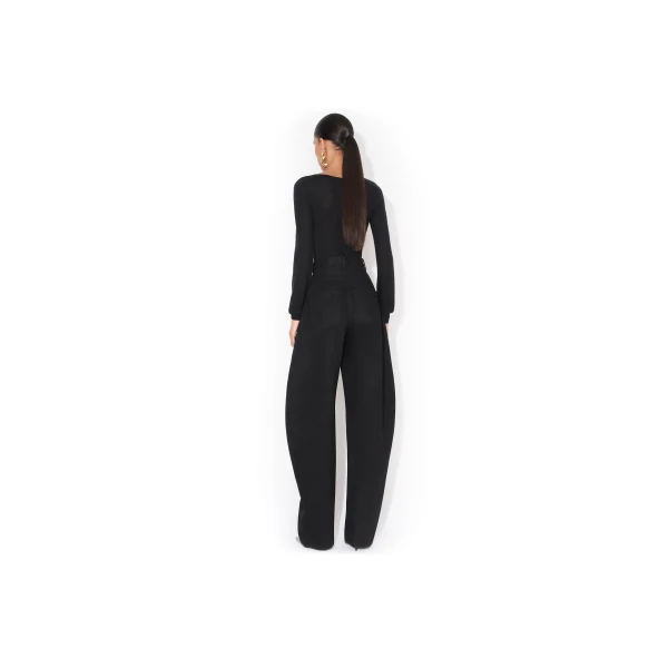 Alaia Second Skin Cashmere Bodysuit, view 3