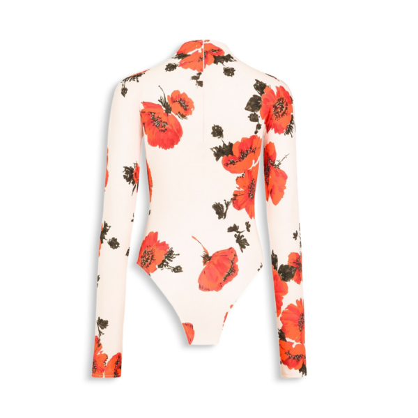 Alaia Secondskin Printed Bodysuit, view 5