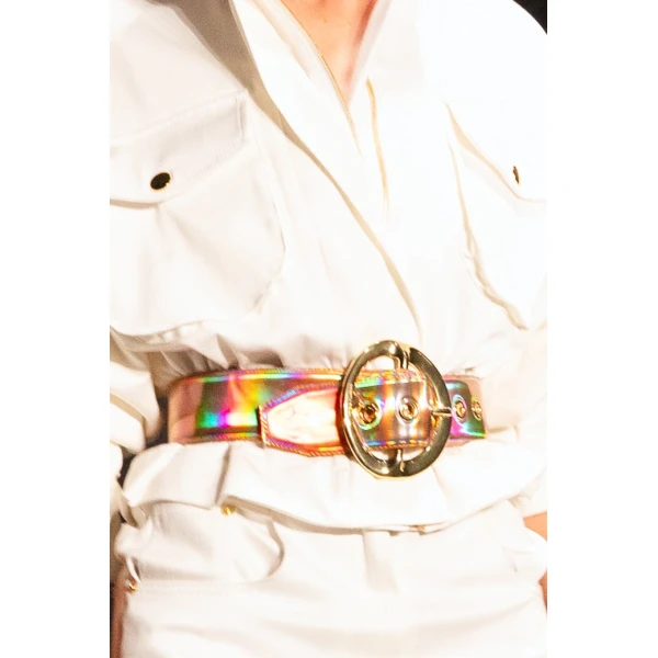 Sergio Hudson Multicolour Denim Utility Jacket/Dress Jacket, view 5