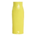 Sergio-Hudson-High-Rise-Sequin-Pencil-Skirt-Yellow63632_nobg Sergio Hudson Yellow High-Rise Sequin Pencil Skirt (Yellow)