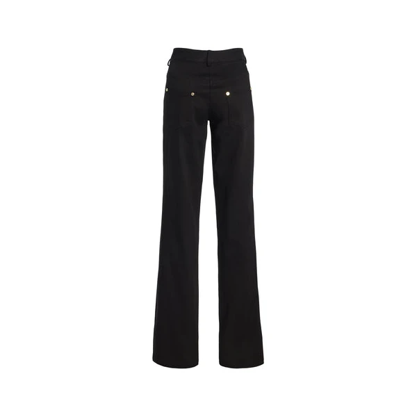 Sergio Hudson Black Straight Leg Jeans, view 3