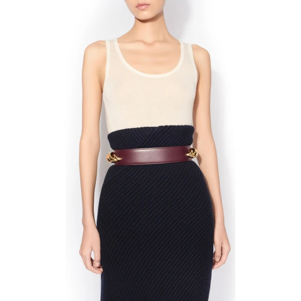 Alaïa Sheer Wool Tank Top - ALAÏA Tops - Laser Cut Luxury - Shop at Luxury Shoes 