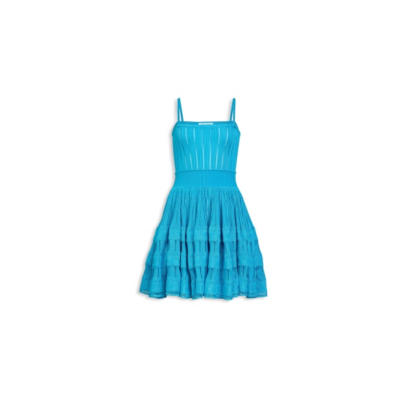 Alaïa Shiny Crinoline Dress - ALAÏA Dresses - Laser Cut Luxury - Shop at Luxury Shoes 