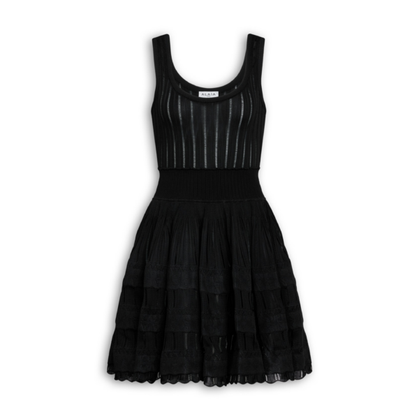 Alaia Shiny Crinoline Dress