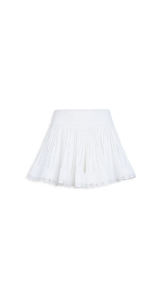 Alaïa Shiny Crinoline Short - ALAÏA Pants - Laser Cut Luxury - Shop at Luxury Shoes 