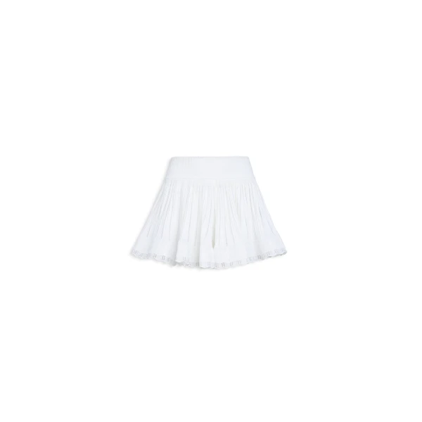 Alaïa Shiny Crinoline Short - ALAÏA Pants - Laser Cut Luxury - Shop at Luxury Shoes 