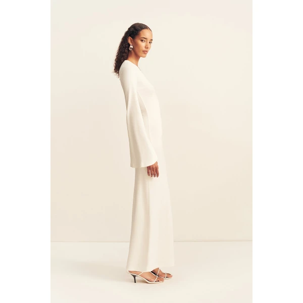 Shona Joy Aby Plunged Jersey Maxi Dress, view 5