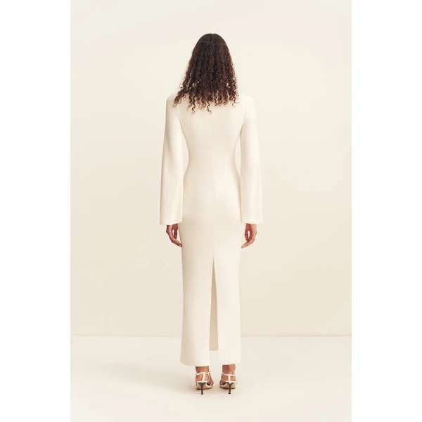 Shona Joy Aby Plunged Jersey Maxi Dress, view 6